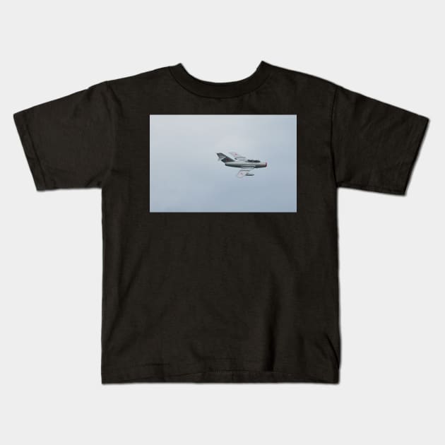Mig 15 Bis Fagot B Fighter Aircraft 1949 Kids T-Shirt by declancarr